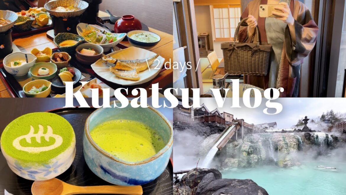 SUB)アラサー夫婦の春の草津温泉旅行♨️共立リゾートの「湯宿 季の庭」で、温泉とグルメを楽しむのんびりステイ🤤