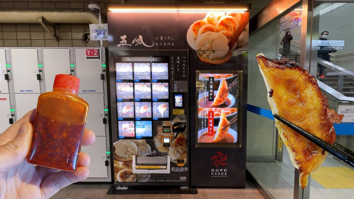 Frozen Gyoza Vending Machine