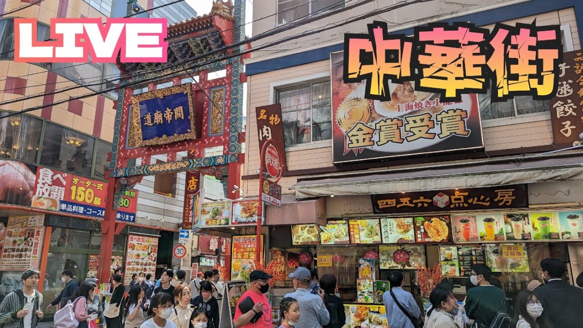 【ライブカメラ】元町中華街  Yokohama chinatown【LIVE】