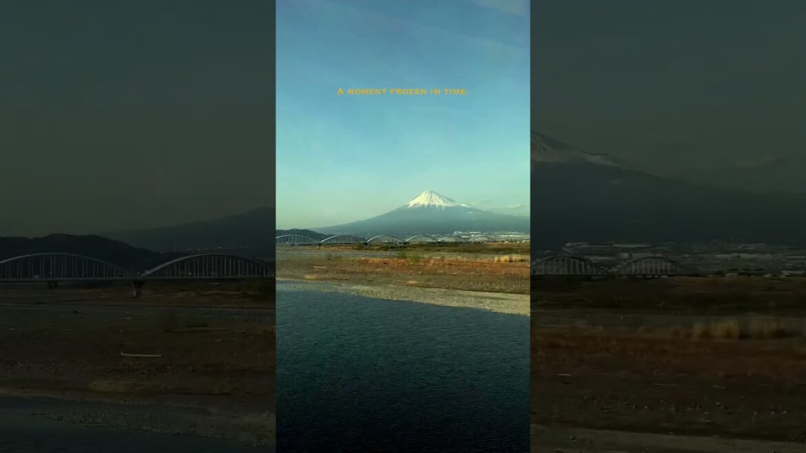 🚄"Bullet train's epic surprise: The moment we spotted Mount Fuji will leave you speechless!"