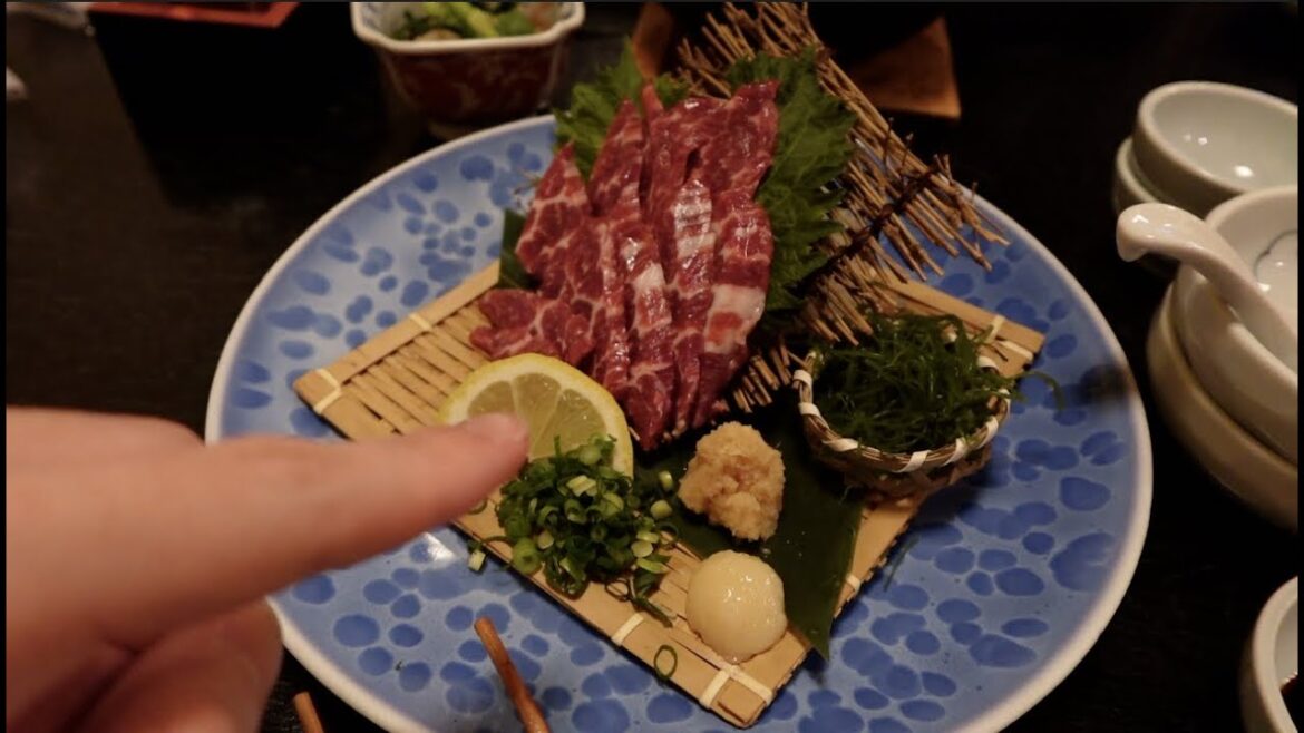 I ate HORSE MEAT in JAPAN. I ate HORSE MEAT in JAPAN.