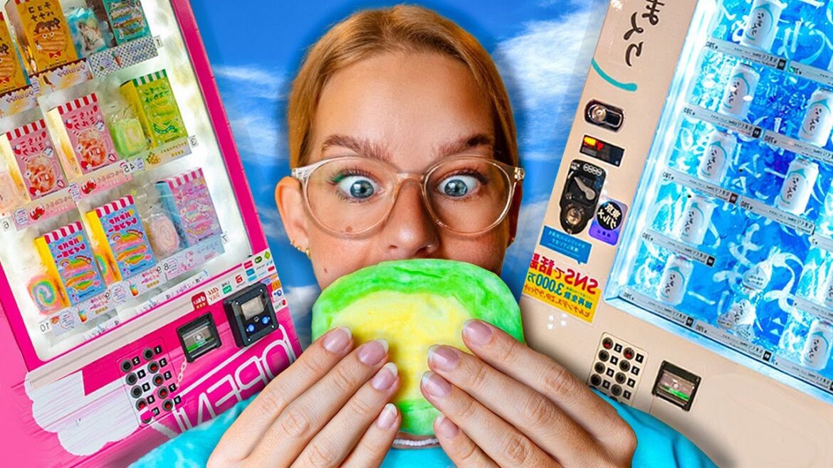 We Tried Japan’s Bizarre Sweet Vending Machines 🍭
