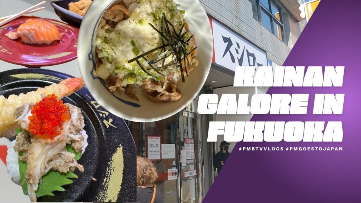 SUSHIRO AND MATSUYA ADVENTURES - Fukuoka, Japan | PM Belen