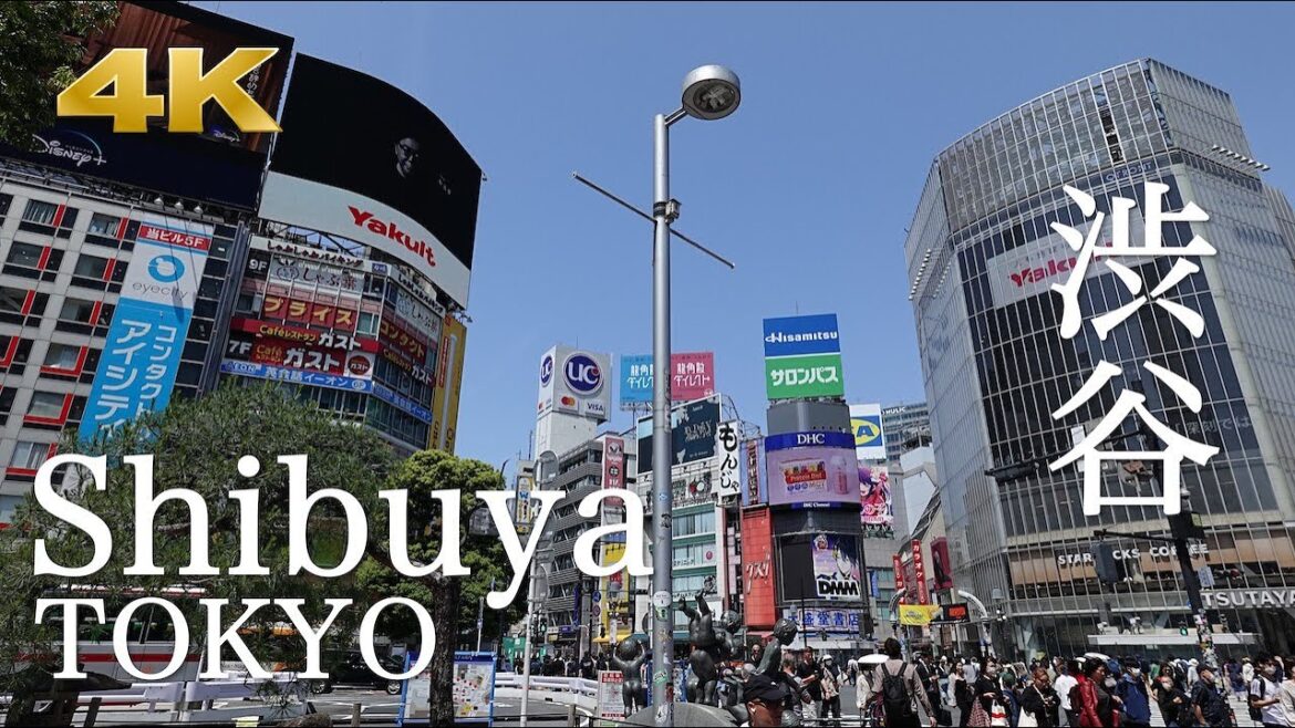 [Tokyo Walk] Shibuya Walking Tour - 4K