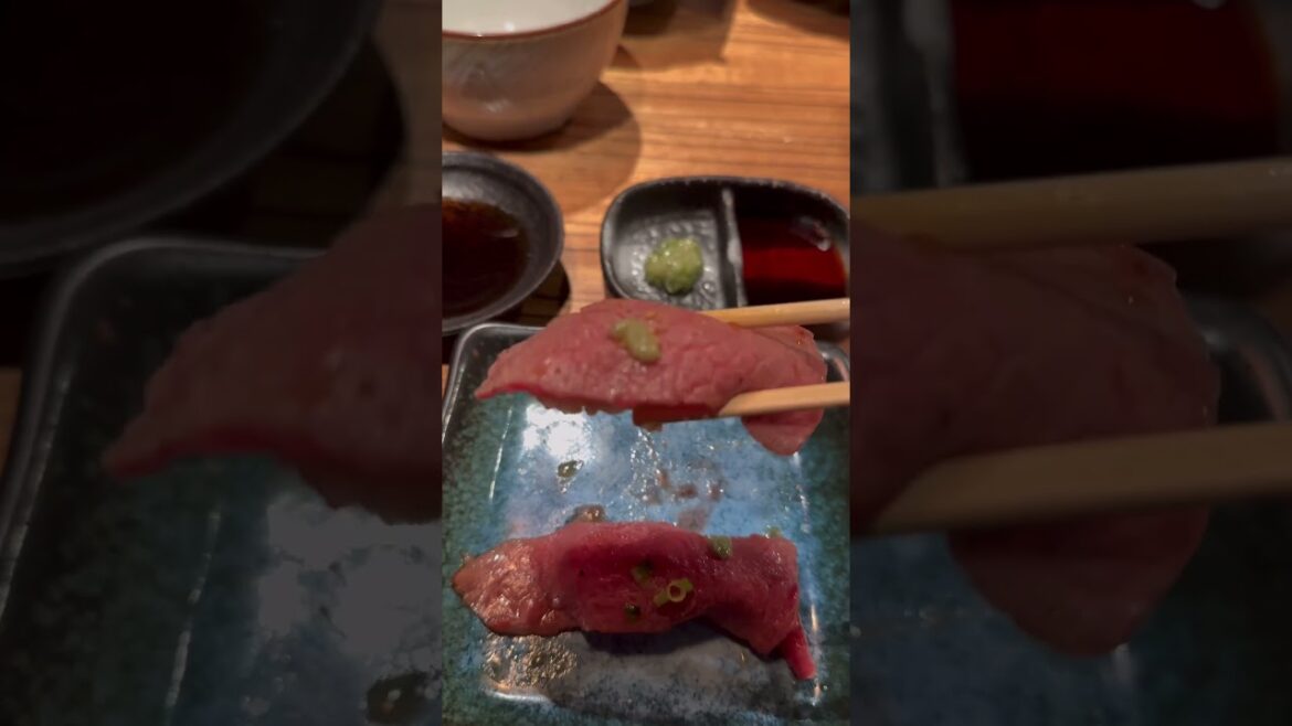 A5 Wagyu Yakiniku Dinner in Shibuya, Tokyo