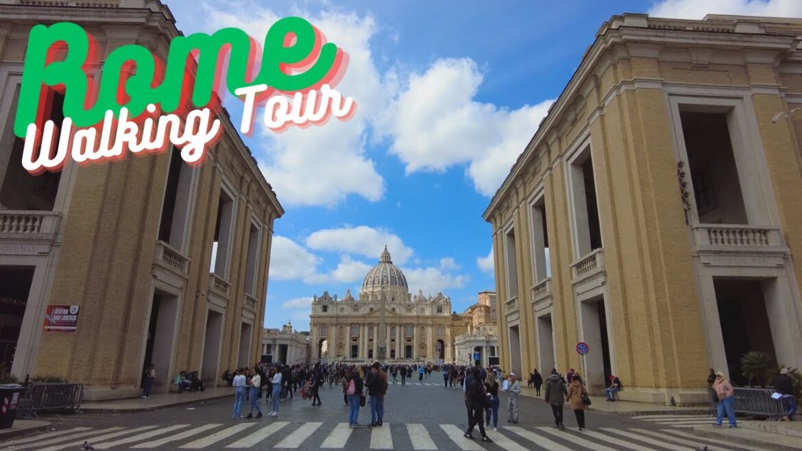 Rome Walk From Castel Sant'Angelo To The Vatican - Rome Walking Tour March 2023