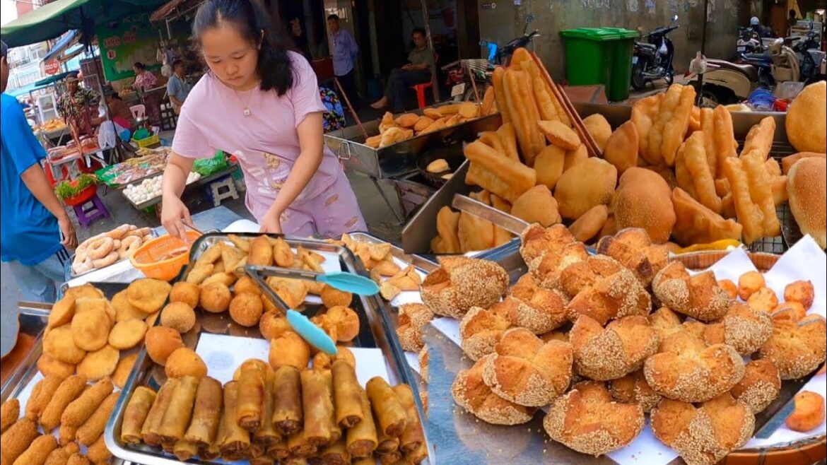 Best Cambodian street food | walking tour Phnom Penh Market Delicious Donuts, Fried cakes & More Best Cambodian street food | walking tour Phnom Penh Market Delicious Donuts, Fried cakes & More