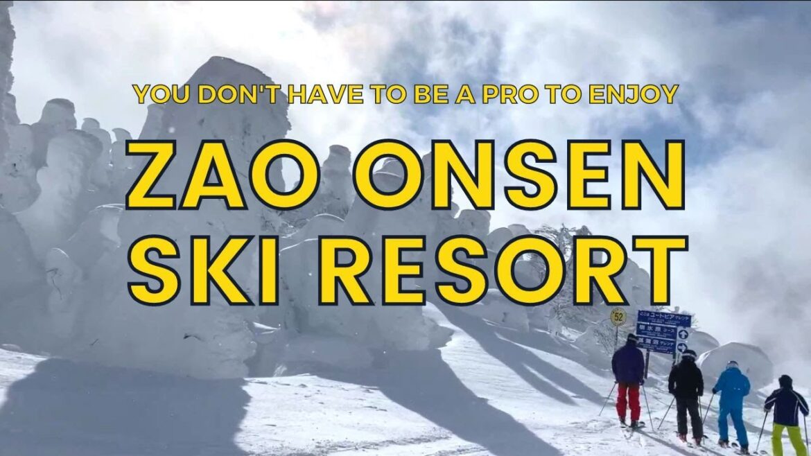 🇯🇵Winter in JAPAN | Skiing in Zao Onsen Ski Resort 蔵王 (Yamagata)