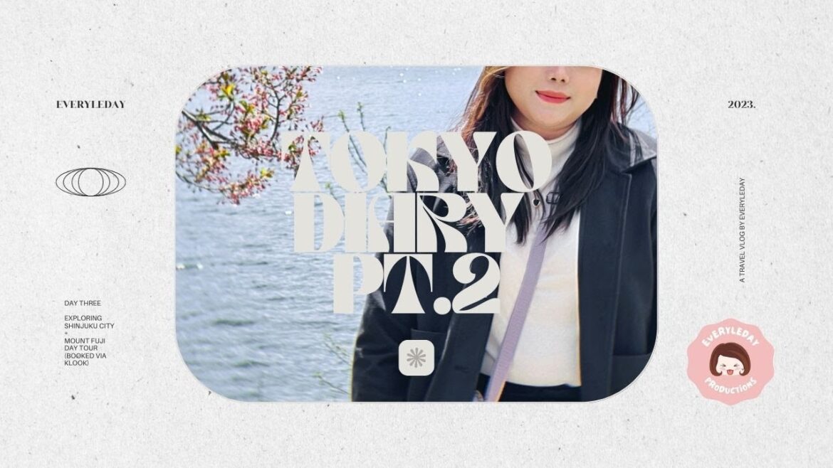 TOKYO VIDEO DIARY 2023 PT.2 - Exploring Shinjuku + Mount Fuji Day Tour