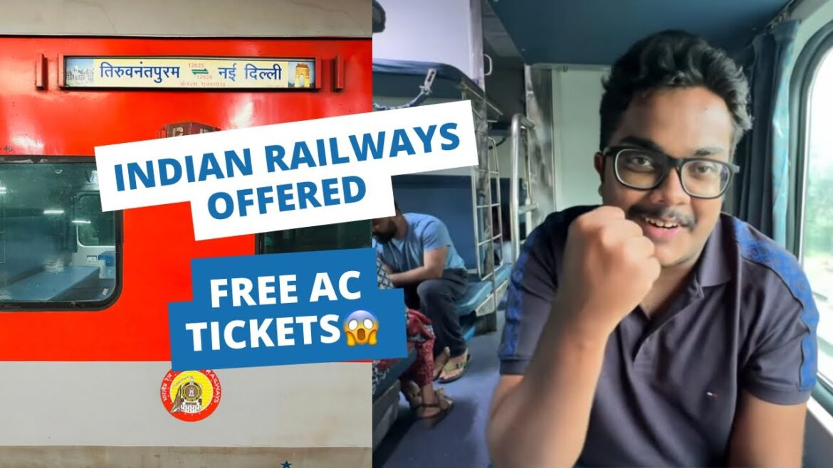 ടിക്കറ്റ് ഇല്ലാതെ ഫ്രീ ആയിട്ട് ഒരു AC ട്രെയിൻ യാത്ര 🤩😳 | FREE AC TRAIN JOURNEY ! ടിക്കറ്റ് ഇല്ലാതെ ഫ്രീ ആയിട്ട് ഒരു AC ട്രെയിൻ യാത്ര 🤩😳 | FREE AC TRAIN JOURNEY !