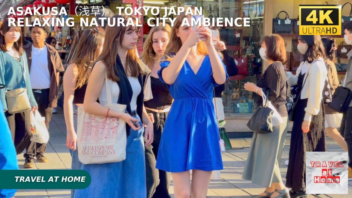 4k hdr japan travel | Walk in Asakusa(浅草)Tokyo japan | Relaxing Natural City ambience 4k hdr japan travel | Walk in Asakusa(浅草)Tokyo japan | Relaxing Natural City ambience