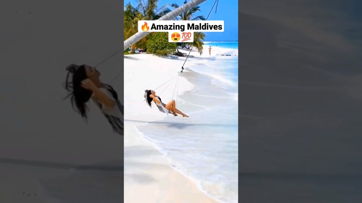 Beautiful maldives | Clear water 🔥💯 #shorts #viral #explore