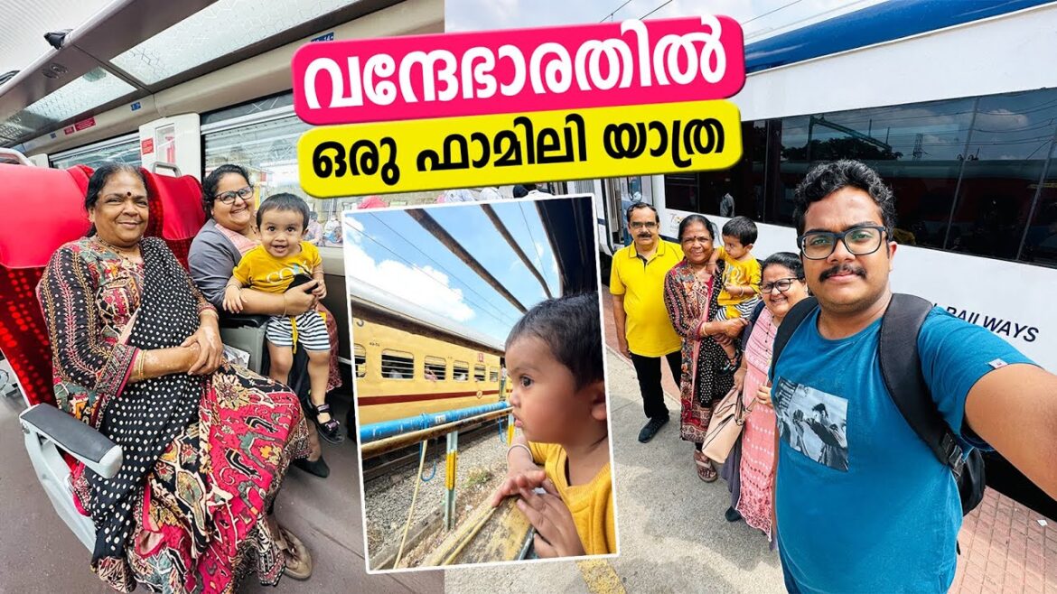 റിഷിയുടെ ആദ്യത്തെ ട്രെയിൻ യാത്ര | Kerala Vande Bharat Executive Class Journey ❤️