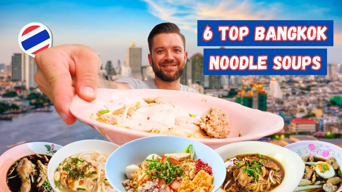 6 MUST TRY NOODLE SOUPS in BANGKOK 🇹🇭🍜 Tom Yum, Boat Noodles 6 MUST TRY NOODLE SOUPS in BANGKOK 🇹🇭🍜 Tom Yum, Boat Noodles