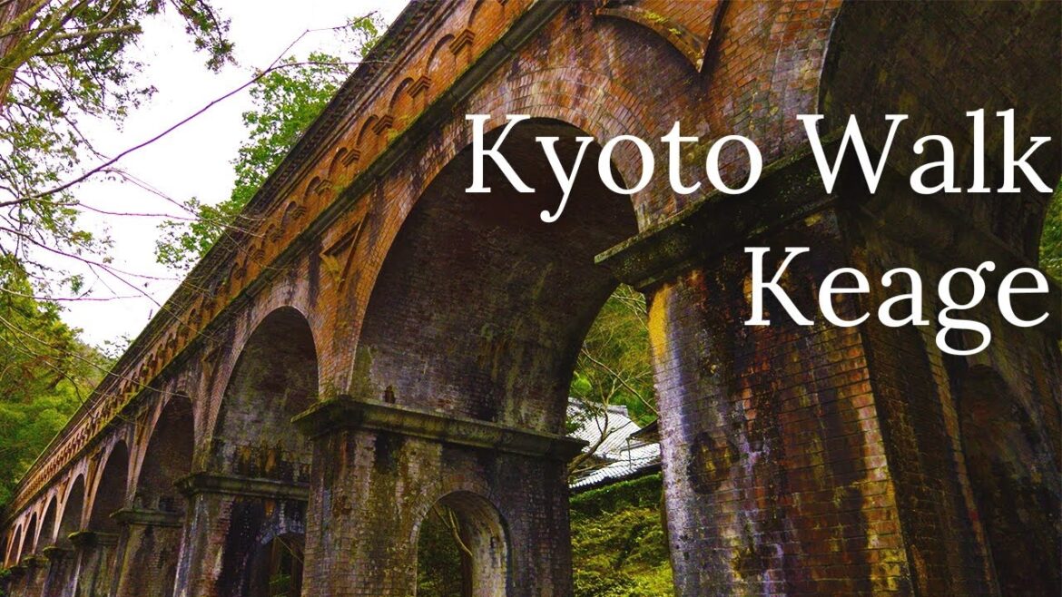 【4K】Kyoto Walk: Nanzenji Temple Start | Keage Incline & Suirokaku Aqueduct