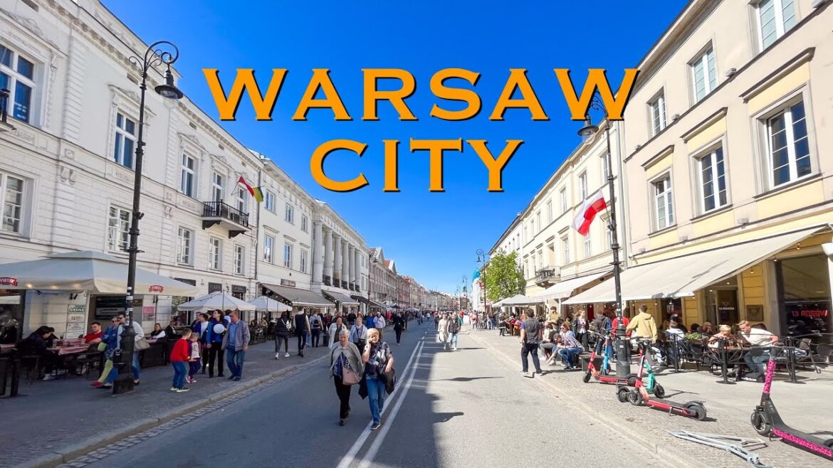 Walking Tour Downtown – Warsaw City Poland, 4K 60fps, City Walk – Travel Walk Tour, Walking Tour Downtown - Warsaw City Poland, 4K 60fps, City Walk - Travel Walk Tour,