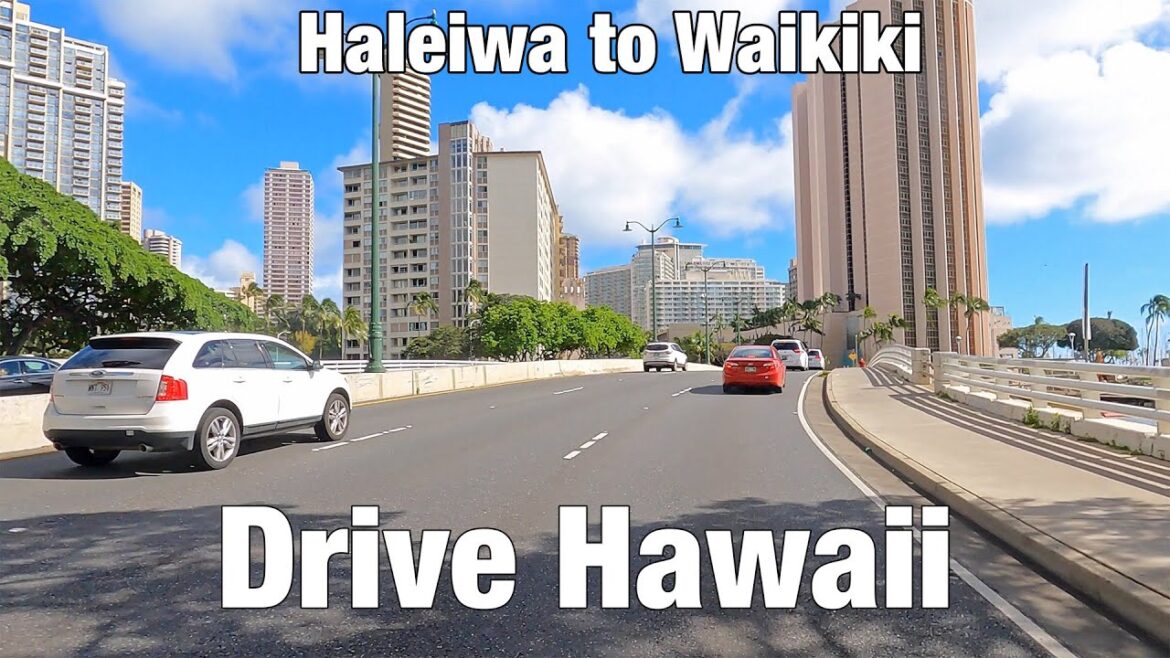 [4K] HAWAII DRIVE - From Haleiwa Town to Ala Wai Harbor- Driving Tour 2023