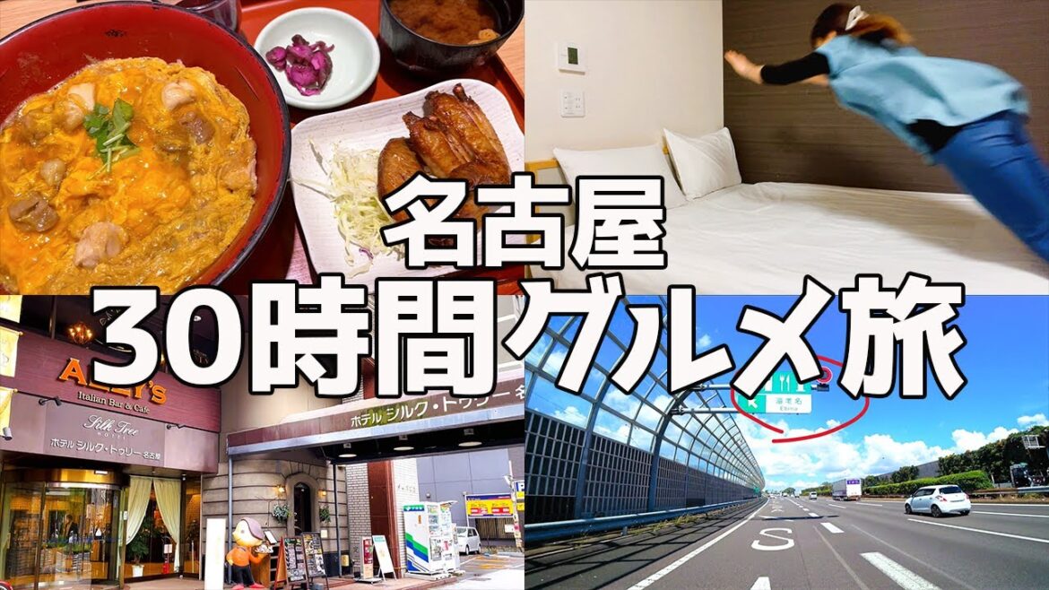 名古屋グルメ #1 I 旅vlog I うまいもん通り『てつえもん』で名古屋めし I ホテル シルク・トゥリー名古屋宿泊 I 女一人旅 (sub)