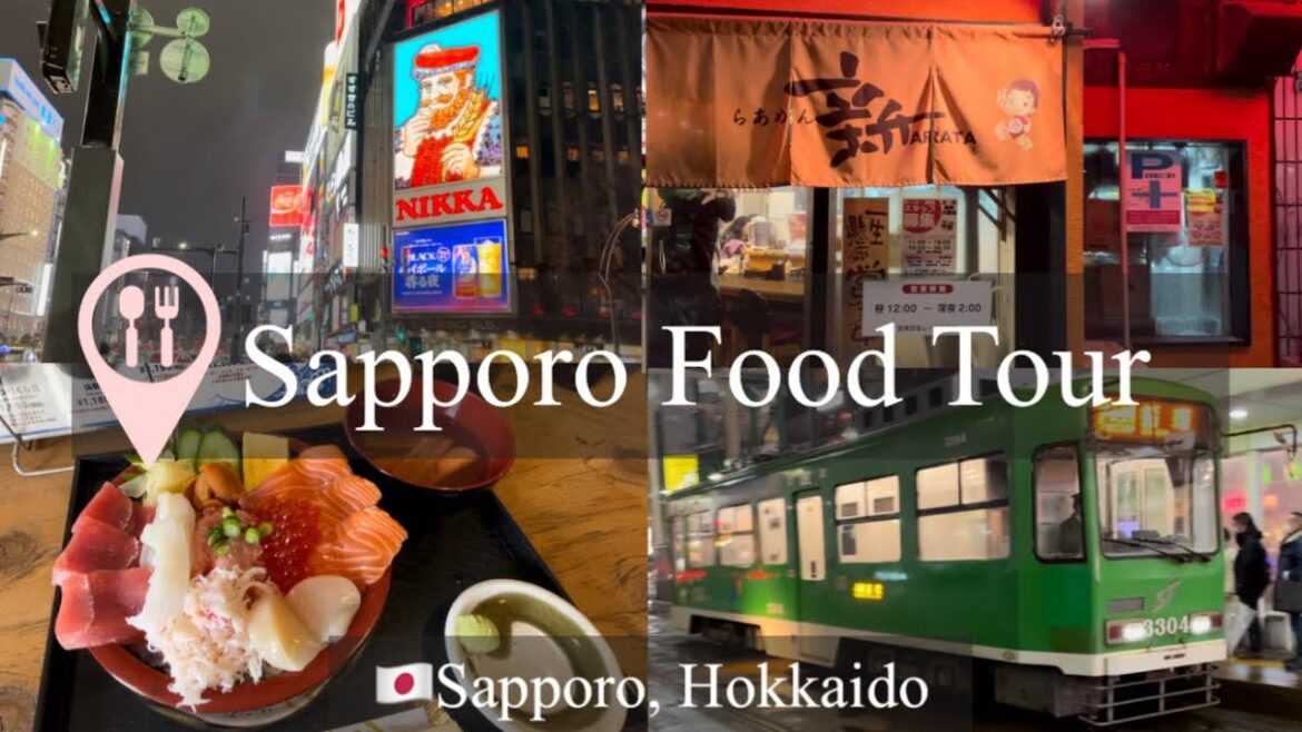 〔札幌vlog #2〕札幌グルメを食べ尽くす🍴 | 新卒OLの週末 | さっぽろ朝市🌞 |  味噌ラーメン | 回転寿司・根室花まる