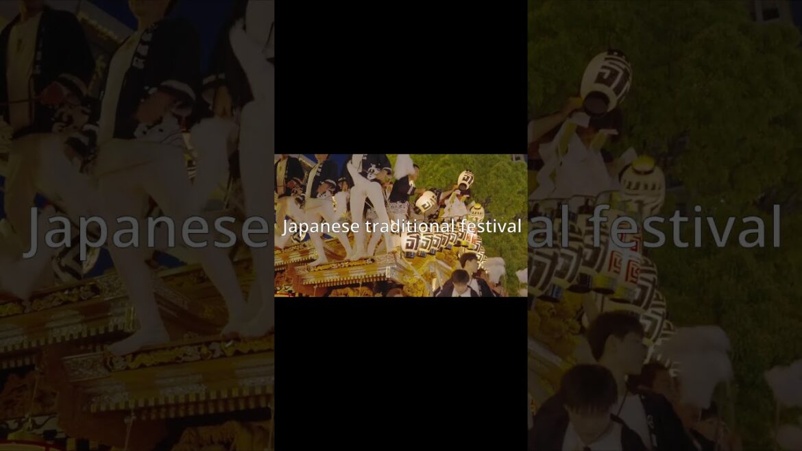 だんじり!! Danjiri festival in Kobe #shorts
