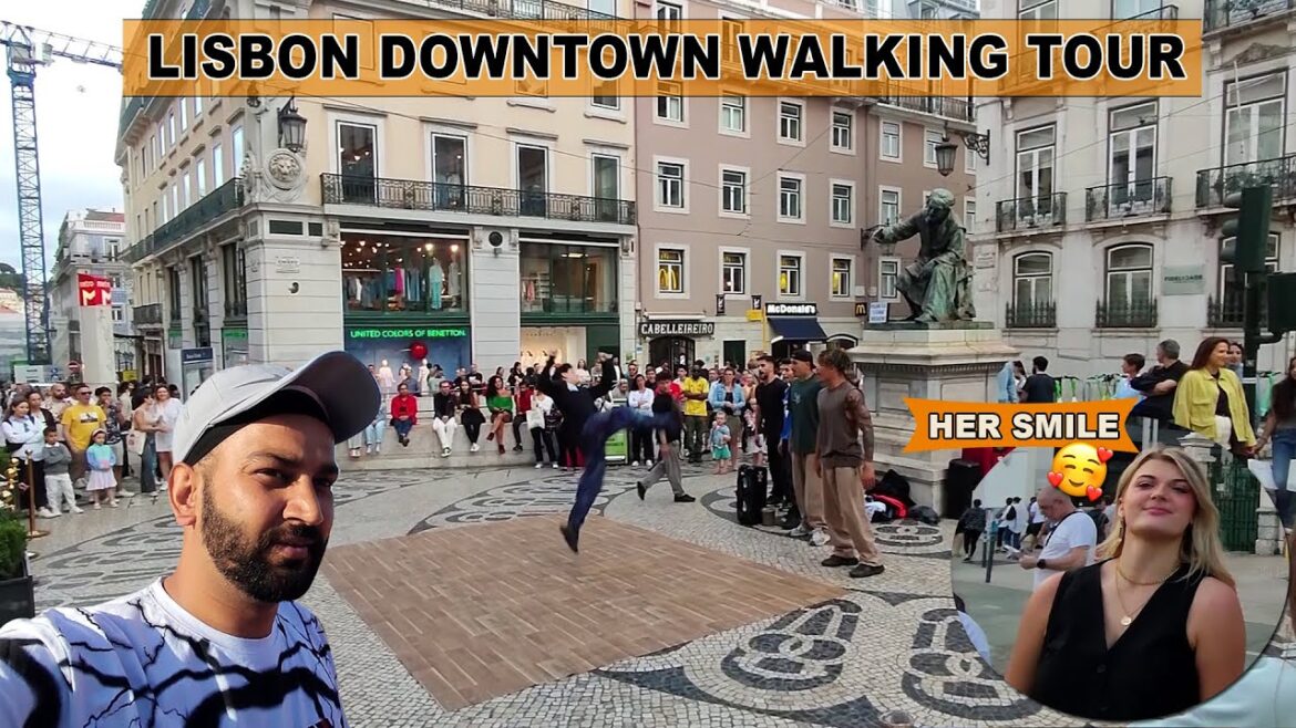 Lisbon Portugal Downtown Walking Tour 2023 || Things To Do in Lisbon 🇵🇹 || Amrik Vlogs