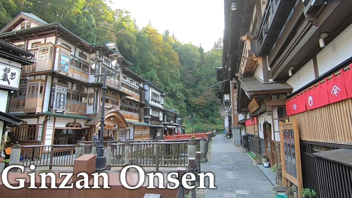 [Japanese countryside] Walking around the "Ginzan Onsen" [Yamagata]
