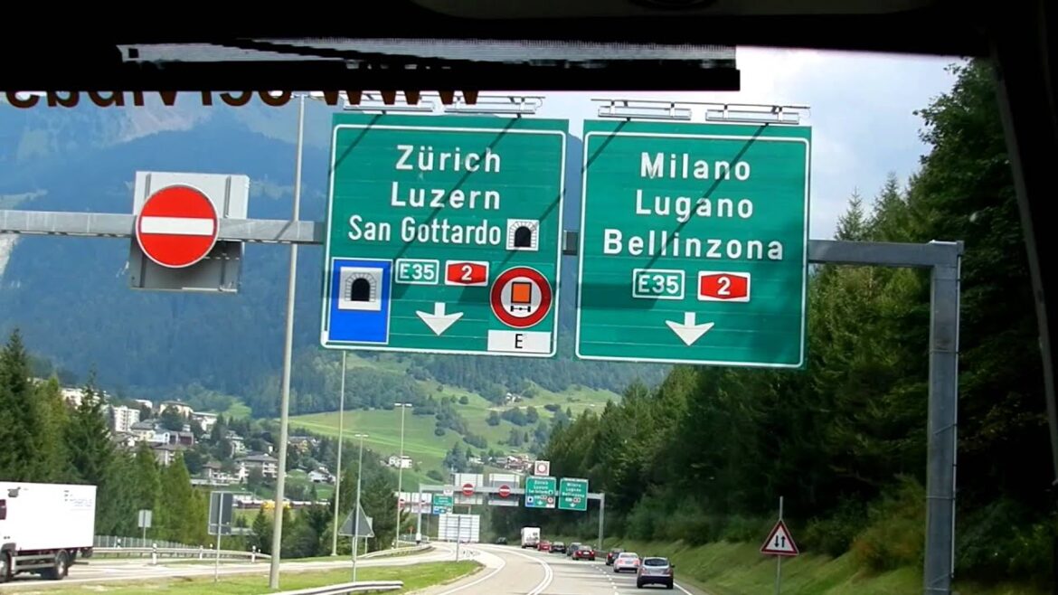 Our European Vacation (part 13) - Tour Bus to Milan, Italy via Swiss Alps - 9/06/12