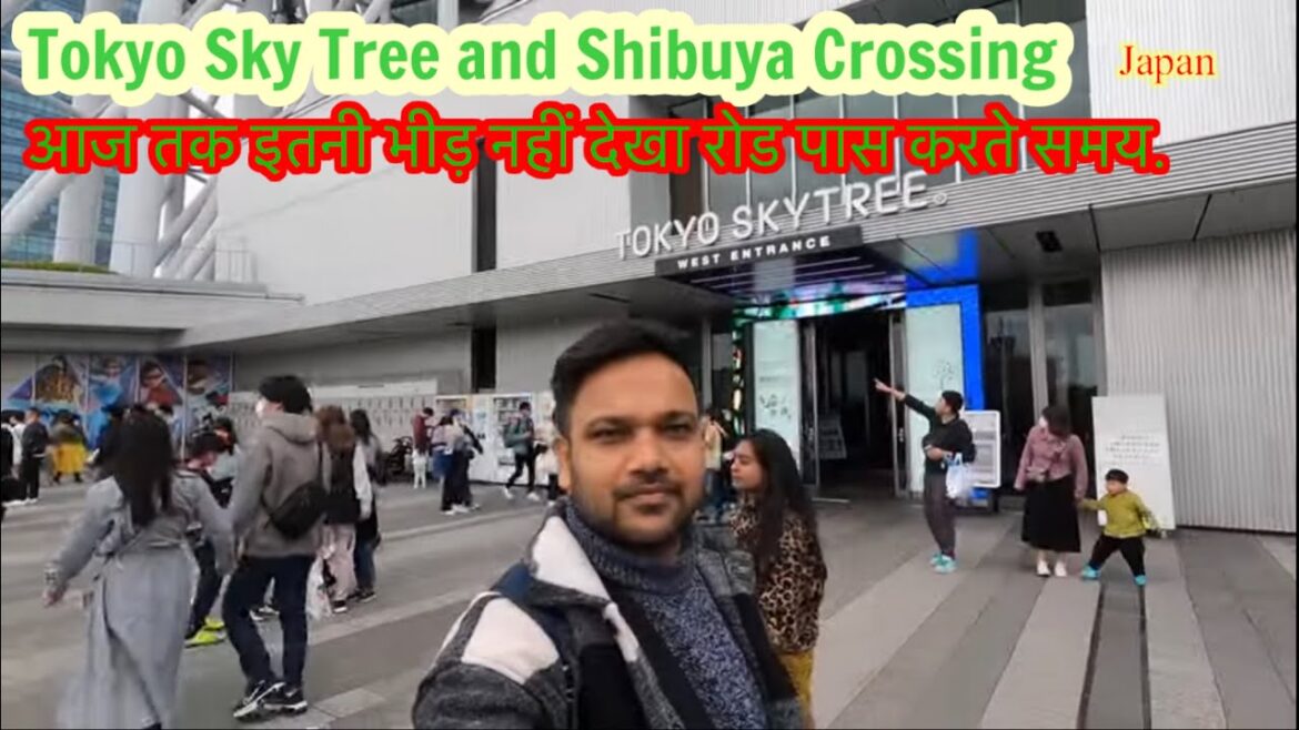 Tokyo sky tree and Shibuya crossing #japan #tokyoskytree #japantravel #shibuyacrossing #tokyo