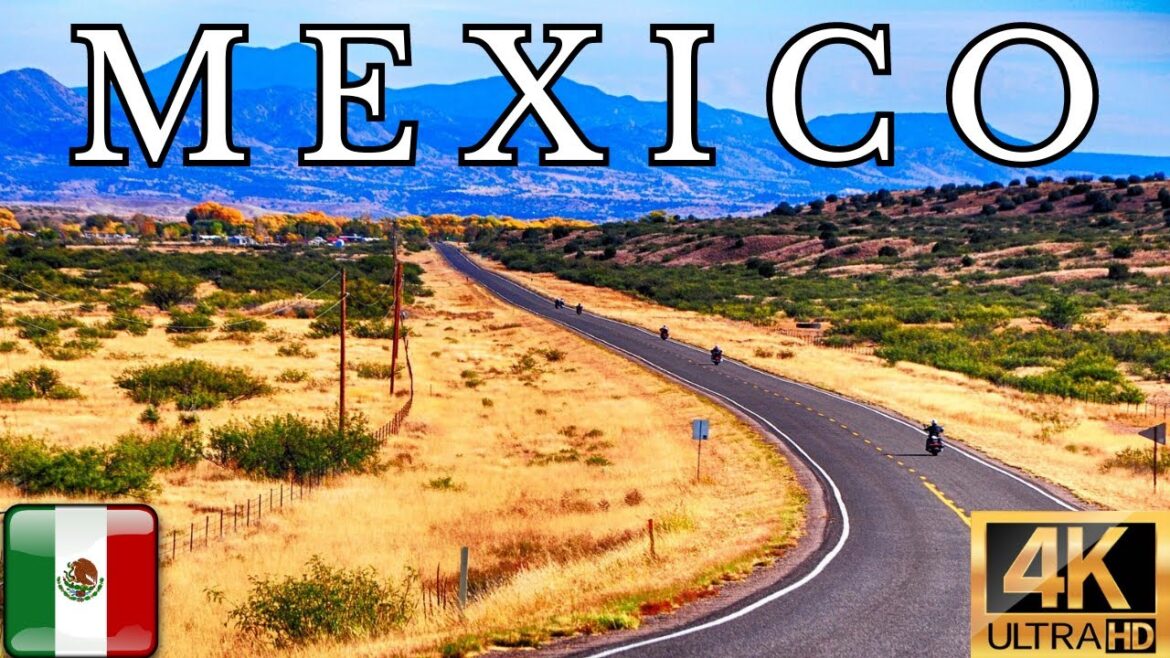 FLYING OVER MEXICO (4K UHD) - Amazing Beautiful Nature Scenery with Relaxing Music