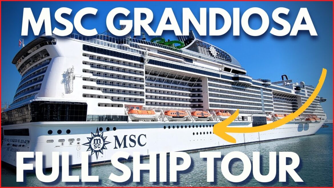 MSC GRANDIOSA Full Ship Tour, 2023 Review & BEST Spots of MSC Cruise Ship