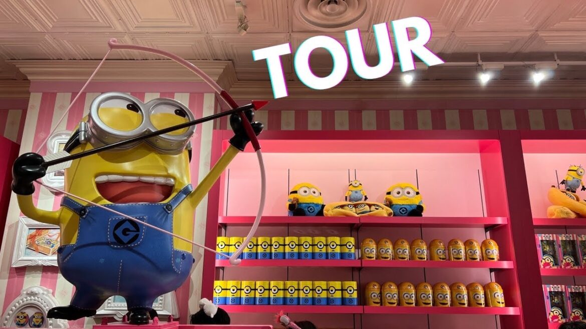 TOUR Universal Studios Minion Park Shop & Ride Queue (Despicable Me Minion Mayhem) USJ