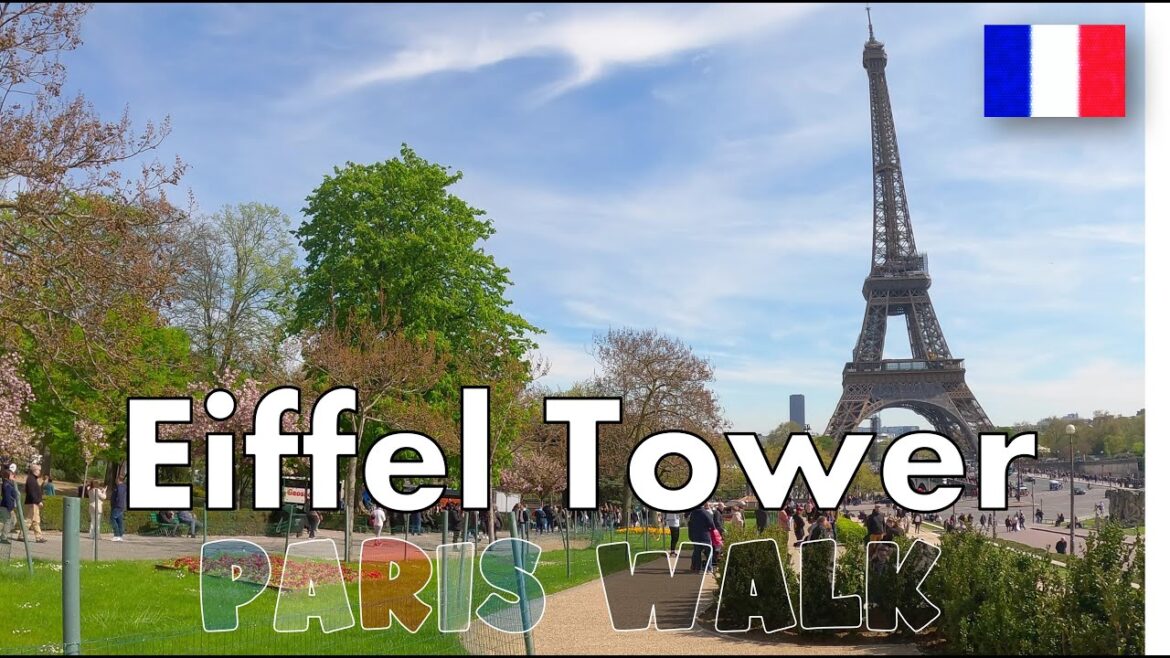 Paris Walking Tour, Eiffel Tower, Paris France ! 🇨🇵 Walking Tour, Paris in 4k ✨
