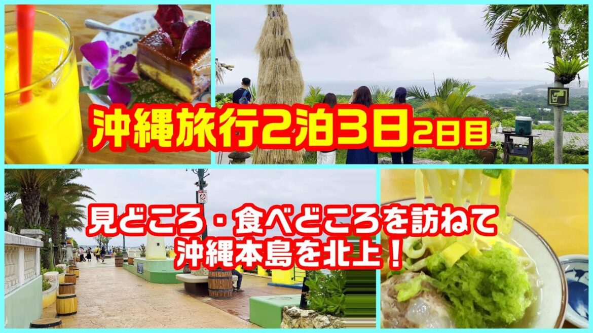 沖縄旅行2泊3日　沖縄本島を北上しながら行きたい所全部回る・食べたいもの全部食べる。アメリカンビレッジ・沖縄そば「浜屋」・亜熱帯茶屋
