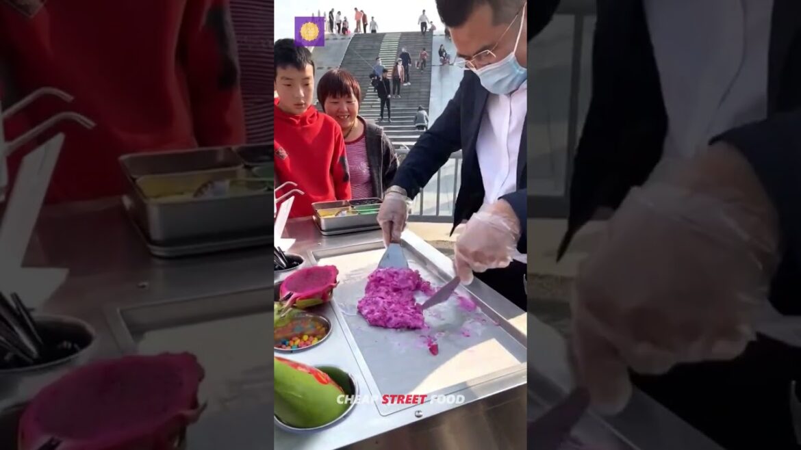 ASMR Street Ice Cream #11 #shorts #food #fyp