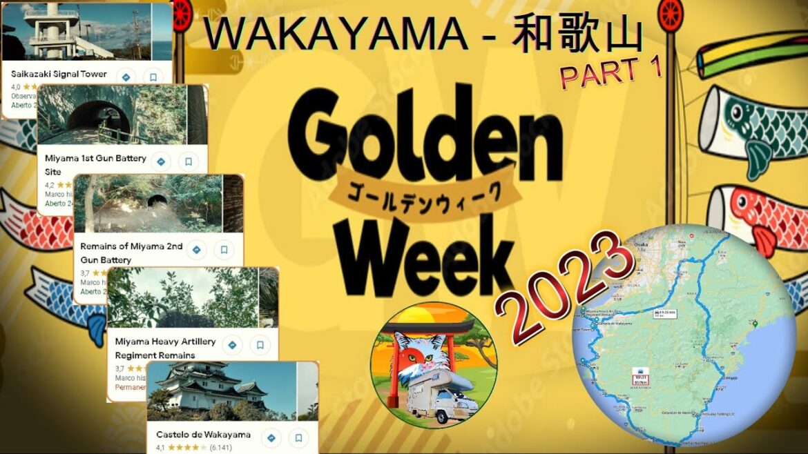 Locais Históricos Wakayama – Golden Week 2023 (ゴールデンウィーク 2023 – 和歌山の史跡) Locais Históricos Wakayama - Golden Week 2023 (ゴールデンウィーク 2023 - 和歌山の史跡)