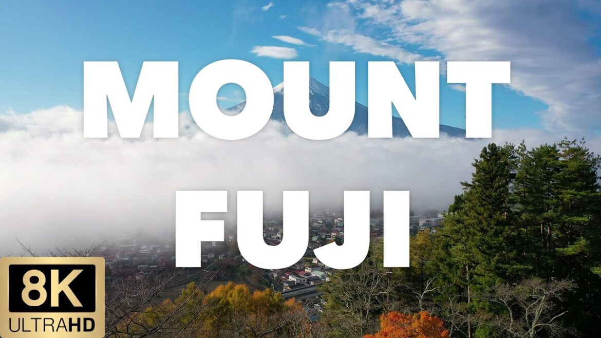 Mount Fuji, Japan | Beautiful Cinematic 8K Drone Footage