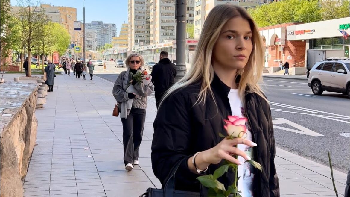 [4K] Walking the streets of Moscow. Taganskaya - spring day