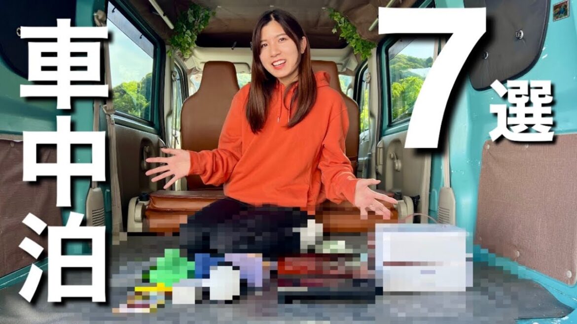 【車中泊アイテム】365日以上 車中泊暮らし|意外と持ってきて良かったもの7選 【車中泊アイテム】365日以上 車中泊暮らし|意外と持ってきて良かったもの7選