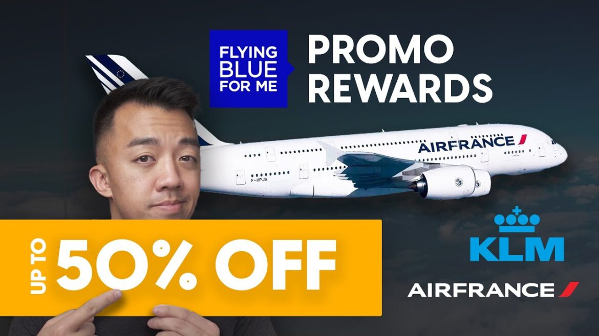 50% off flights to Europe with Flying Blue Promo Rewards (Air France + KLM)