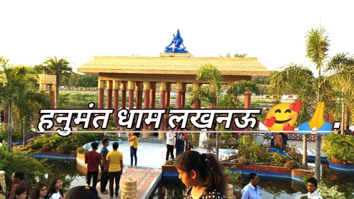 Hanumant dham Lucknow 🥰 !! लखनऊ का हनुमान धाम famous temple 🥰👁️ || Ramraj travel vlog