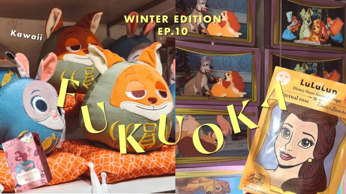 เที่ยวญี่ปุ่น ฟุกุโอกะ ช็อปปิ้ง ที่ Canal City, ร้าน Disney Store Japan แบบจัดเต็ม