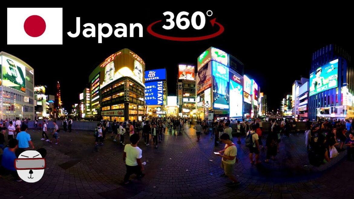 🇯🇵 360° Dotonbori (道頓堀) | Osaka, Japan