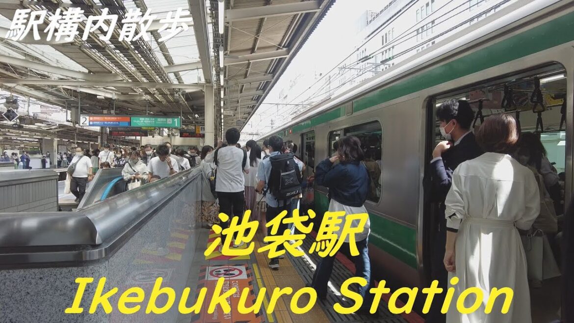 Take a walk inside Tokyo Ikebukuro Station　池袋駅構内を散歩【2023】
