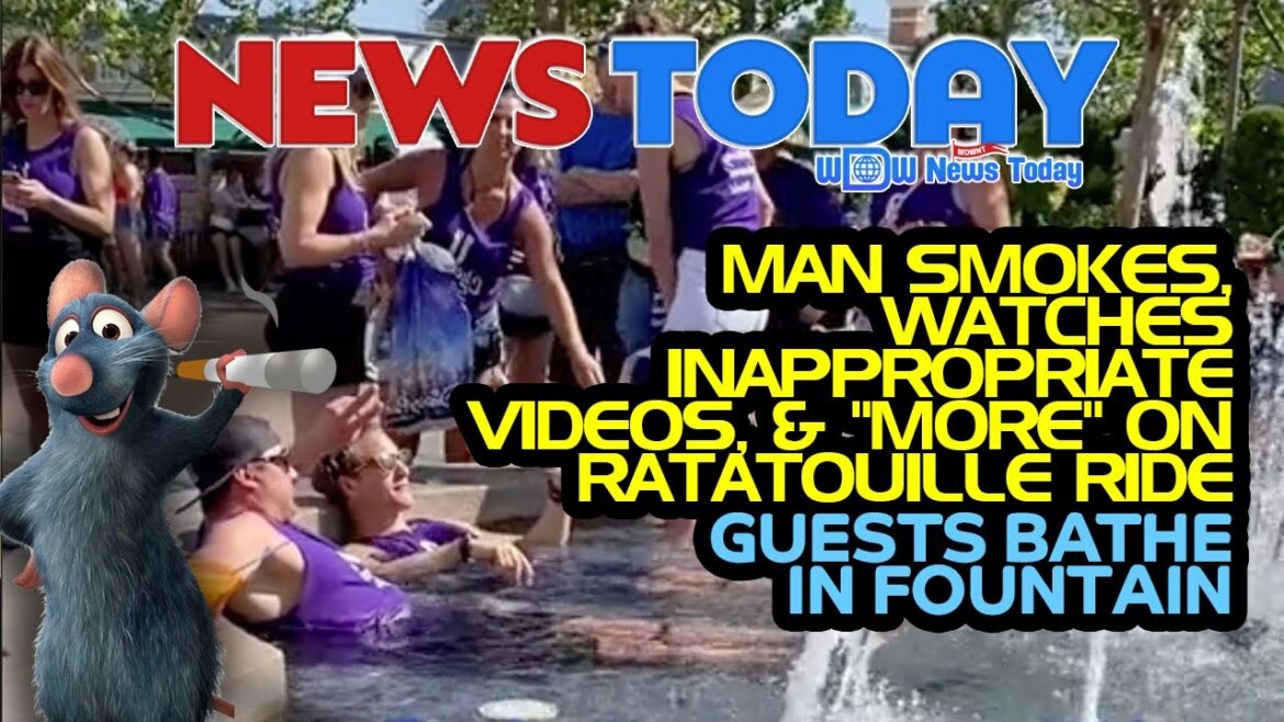 Man Smokes, Watches Inappropriate Videos, & “More” on Ratatouille Ride, Guests Bathe in Fountain Man Smokes, Watches Inappropriate Videos, & "More" on Ratatouille Ride, Guests Bathe in Fountain