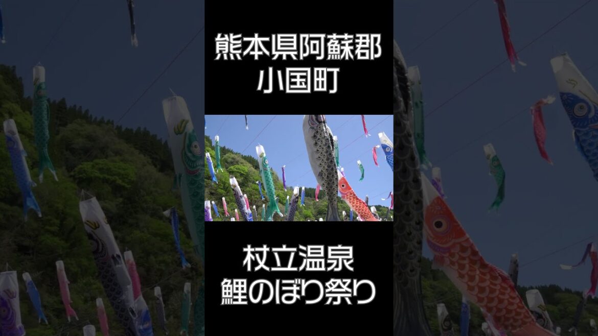 2023年杖立温泉鯉のぼり祭り　＃shorts