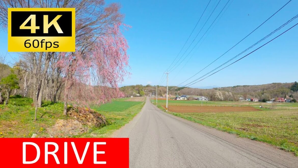 【Driving in Japan】Nagano City/Iizuna Town Municipal Route: Ageya - Mure（車載動画 長野市道/飯綱町道） [4K]