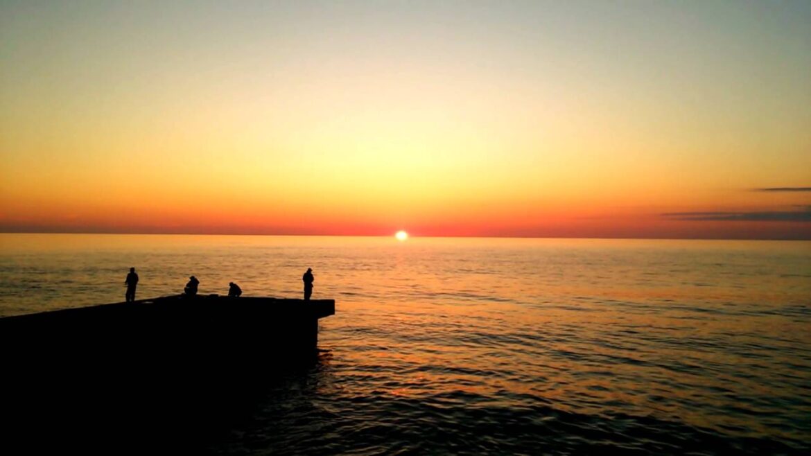 Kashiwazaki Niigata sunset 2016