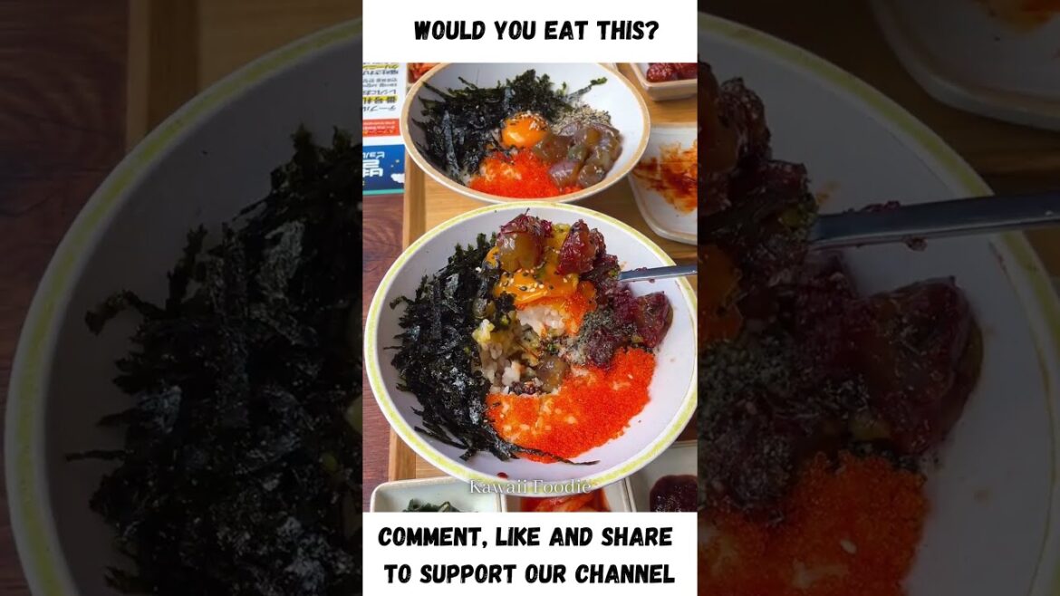 Tokyo's most popular Korean lunch 🦐🦀 #shorts #tiktokfood