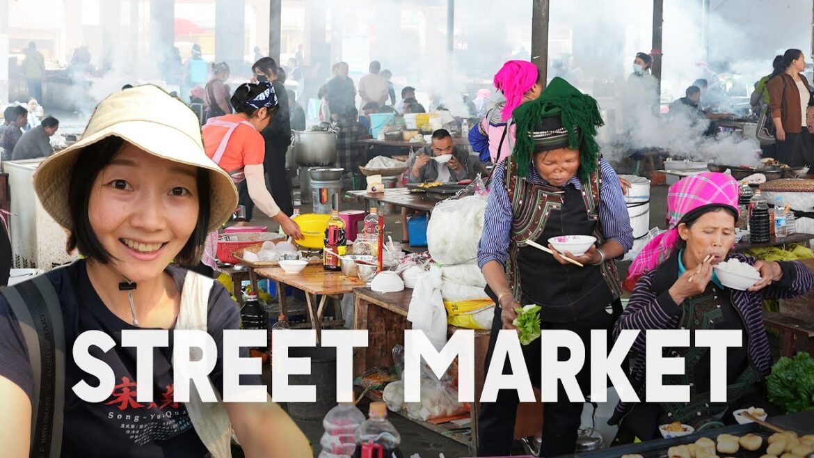 Colorful and smokey STREET MARKET in remote Yunnan | EP26, S2 Colorful and smokey STREET MARKET in remote Yunnan | EP26, S2