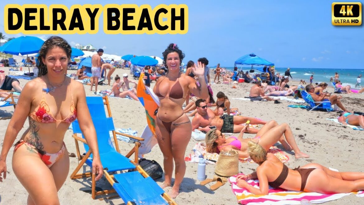 Delray Beach. Walking Tour From Downtown To The  Beach